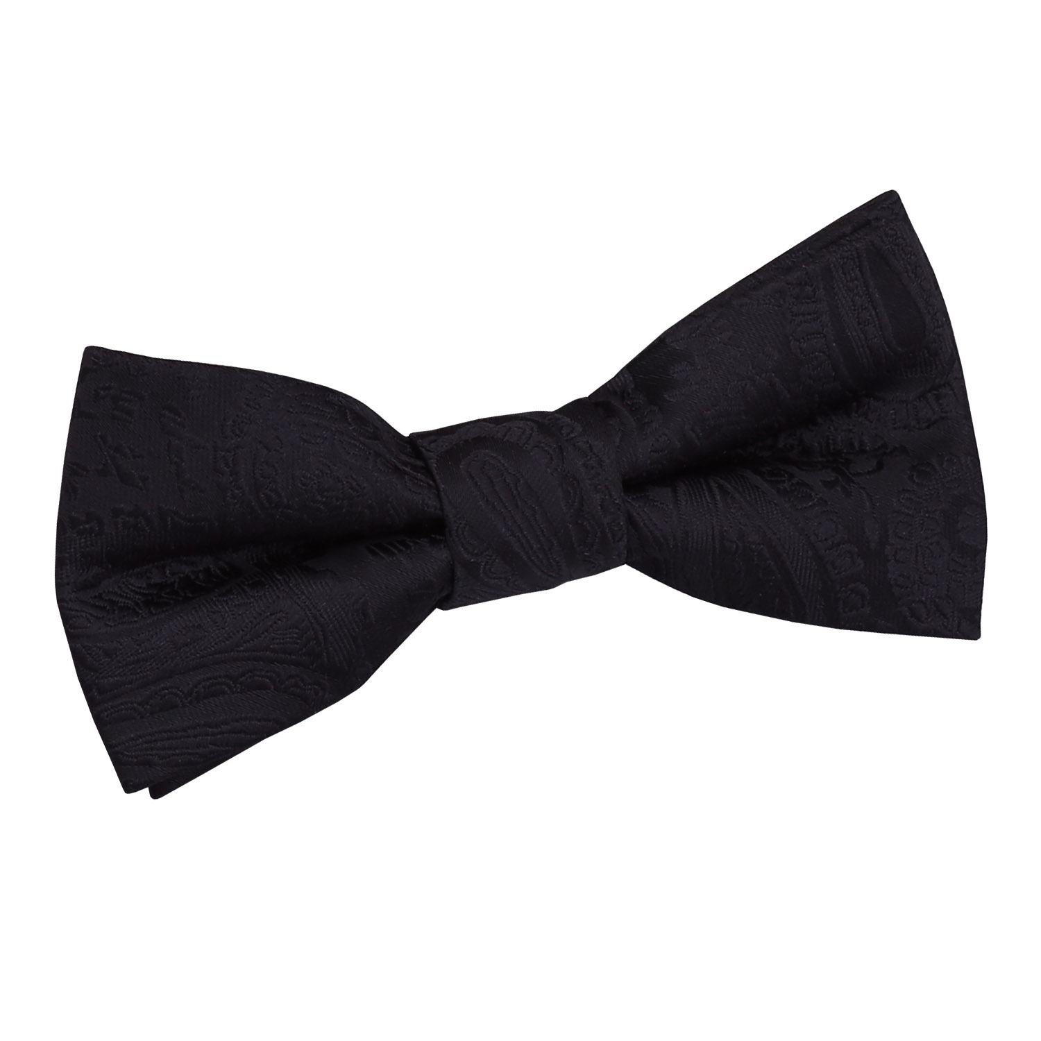 Men's Paisley Black Tie