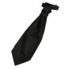 Black Paisley Pre-Tied Wedding Cravat for Boys