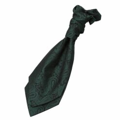 Emerald Green Paisley Pre-Tied Wedding Cravat for Boys Emerald Green Paisley Pre-Tied Wedding Cravat for Boys