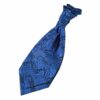 Royal Blue Paisley Pre-Tied Wedding Cravat for Boys