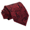 Burgundy Paisley Tie