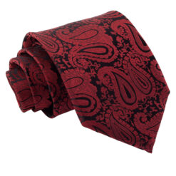 Burgundy Paisley Tie Burgundy Paisley Tie