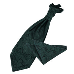 Emerald Green Paisley Wedding Cravat and Pocket Square Set Emerald Green Paisley Wedding Cravat and Pocket Square Set
