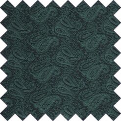 Emerald Green Paisley Swatch Emerald Green Paisley Swatch