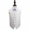 Ivory Paisley Wedding Waistcoat for Boys