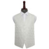 Ivory Paisley Wedding Waistcoat