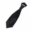 Black Paisley Pre-Tied Wedding Cravat