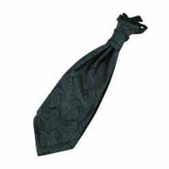 Emerald Green Paisley Pre-Tied Wedding Cravat Emerald Green Paisley Pre-Tied Wedding Cravat