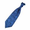 Royal Blue Paisley Pre-Tied Wedding Cravat