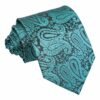 Teal Paisley Tie