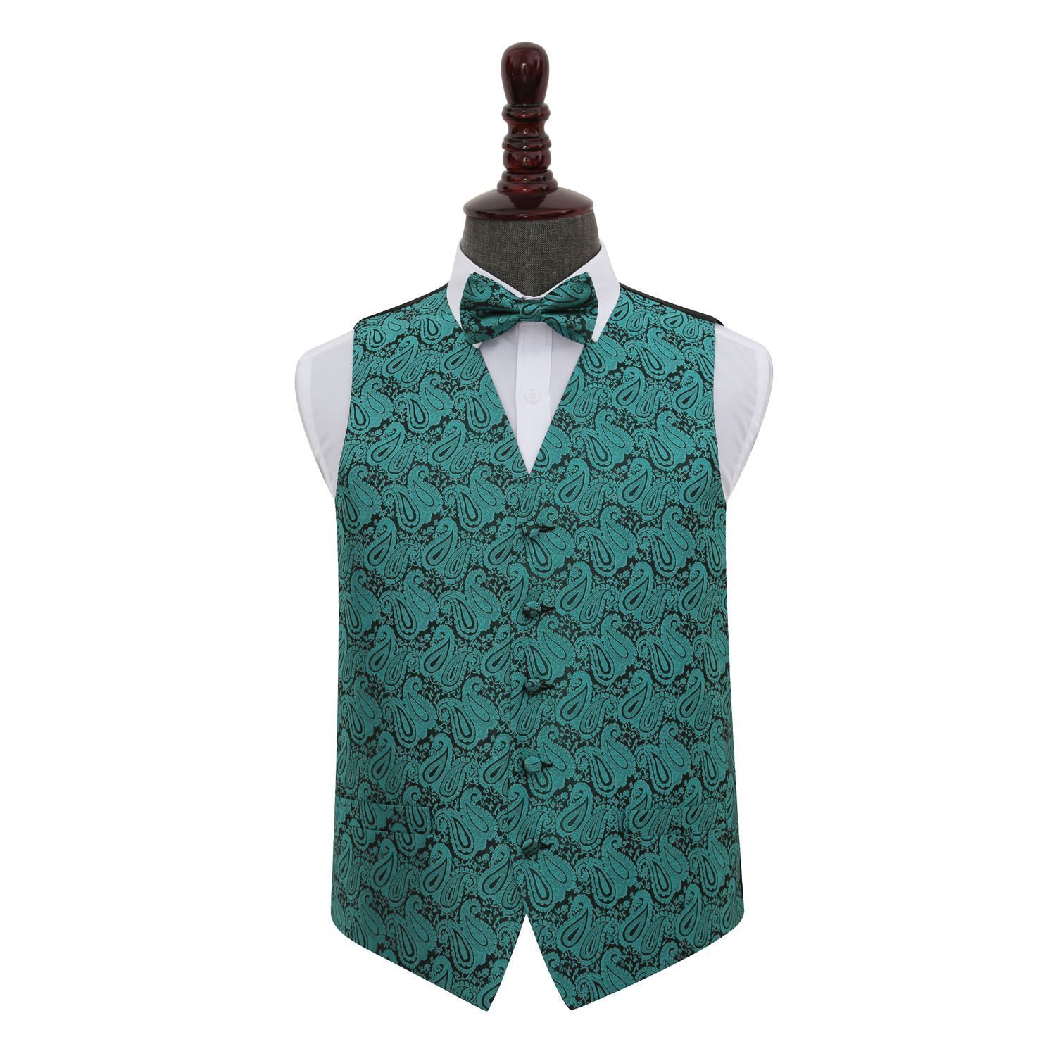 Men's paisley vest and bow tie hotsell