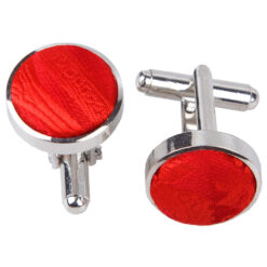 Red Paisley Cufflinks Red Paisley Cufflinks