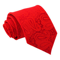 Red Paisley Tie Red Paisley Tie