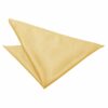 Pale Yellow Plain Satin Pocket Square