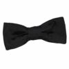 Black Floral Pre-Tied Bow Tie for Boys