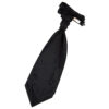 Black Floral Pre-Tied Wedding Cravat