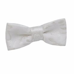 Ivory Floral Pre-Tied Bow Tie for Boys Ivory Floral Pre-Tied Bow Tie for Boys