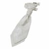 Ivory Floral Pre-Tied Wedding Cravat for Boys