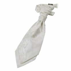 Ivory Floral Pre-Tied Wedding Cravat for Boys Ivory Floral Pre-Tied Wedding Cravat for Boys