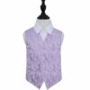 Lilac Floral Wedding Waistcoat for Boys