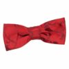 Burgundy Floral Pre-Tied Bow Tie for Boys