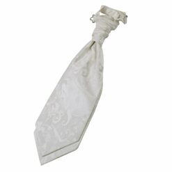 Ivory Floral Pre-Tied Wedding Cravat Ivory Floral Pre-Tied Wedding Cravat