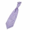 Lilac Floral Pre-Tied Wedding Cravat