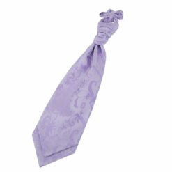 Lilac Floral Pre-Tied Wedding Cravat Lilac Floral Pre-Tied Wedding Cravat