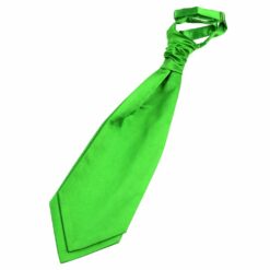Apple Green Plain Satin Pre-Tied Wedding Cravat Apple Green Plain Satin Pre-Tied Wedding Cravat