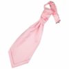 Baby Pink Plain Satin Pre-Tied Wedding Cravat for Boys