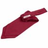 Burgundy Plain Satin Self-Tie Wedding Cravat