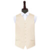 Champagne Plain Satin Wedding Waistcoat