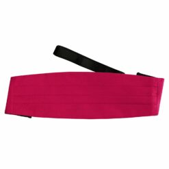 Crimson Red Plain Satin Cummerbund Crimson Red Plain Satin Cummerbund