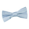 Dusty Blue Plain Satin Pre-Tied Bow Tie for Boys