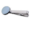 Dusty Blue Plain Tie Clip