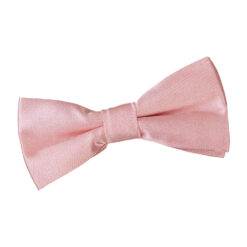 Dusty Pink Plain Satin Pre-Tied Bow Tie for Boys Dusty Pink Plain Satin Pre-Tied Bow Tie for Boys