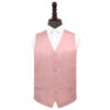 Dusty Pink Plain Satin Wedding Waistcoat