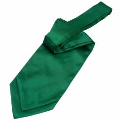 Emerald Green Plain Satin Self-Tie Wedding Cravat Emerald Green Plain Satin Self-Tie Wedding Cravat