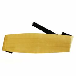 Gold Plain Satin Cummerbund Gold Plain Satin Cummerbund