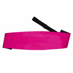 Hot Pink Plain Satin Cummerbund Hot Pink Plain Satin Cummerbund
