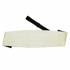 Ivory Plain Satin Cummerbund Ivory Plain Satin Cummerbund