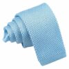 Baby Blue Knitted Tie for Boys