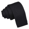 Black Knitted Tie for Boys