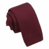 Cabernet Red Knitted Tie for Boys