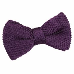 Cadbury Purple Knitted Pre-Tied Bow Tie for Boys Cadbury Purple Knitted Pre-Tied Bow Tie for Boys