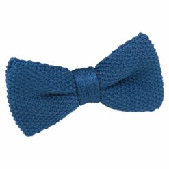 Cerulean Blue Knitted Pre-Tied Bow Tie for Boys Cerulean Blue Knitted Pre-Tied Bow Tie for Boys