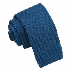 Cerulean Blue Knitted Tie for Boys Cerulean Blue Knitted Tie for Boys