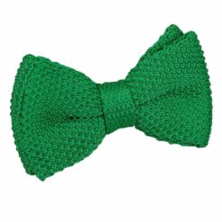 Forest Green Knitted Pre-Tied Bow Tie for Boys Forest Green Knitted Pre-Tied Bow Tie for Boys