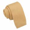 Lemon Yellow Knitted Tie for Boys
