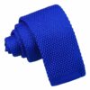 Royal Blue Knitted Tie for Boys